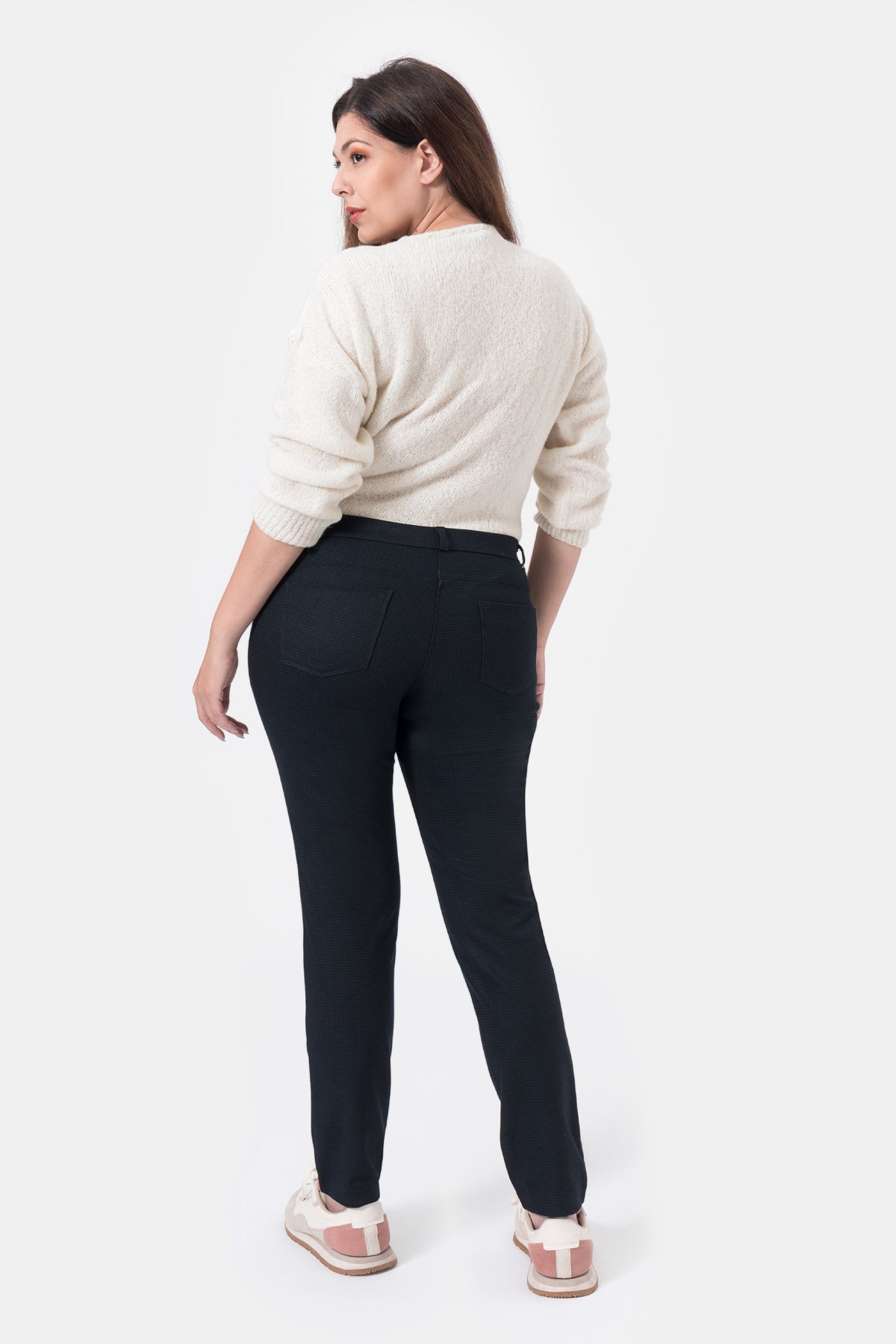 Anya PMS51 Pantalone in maglia jacquard