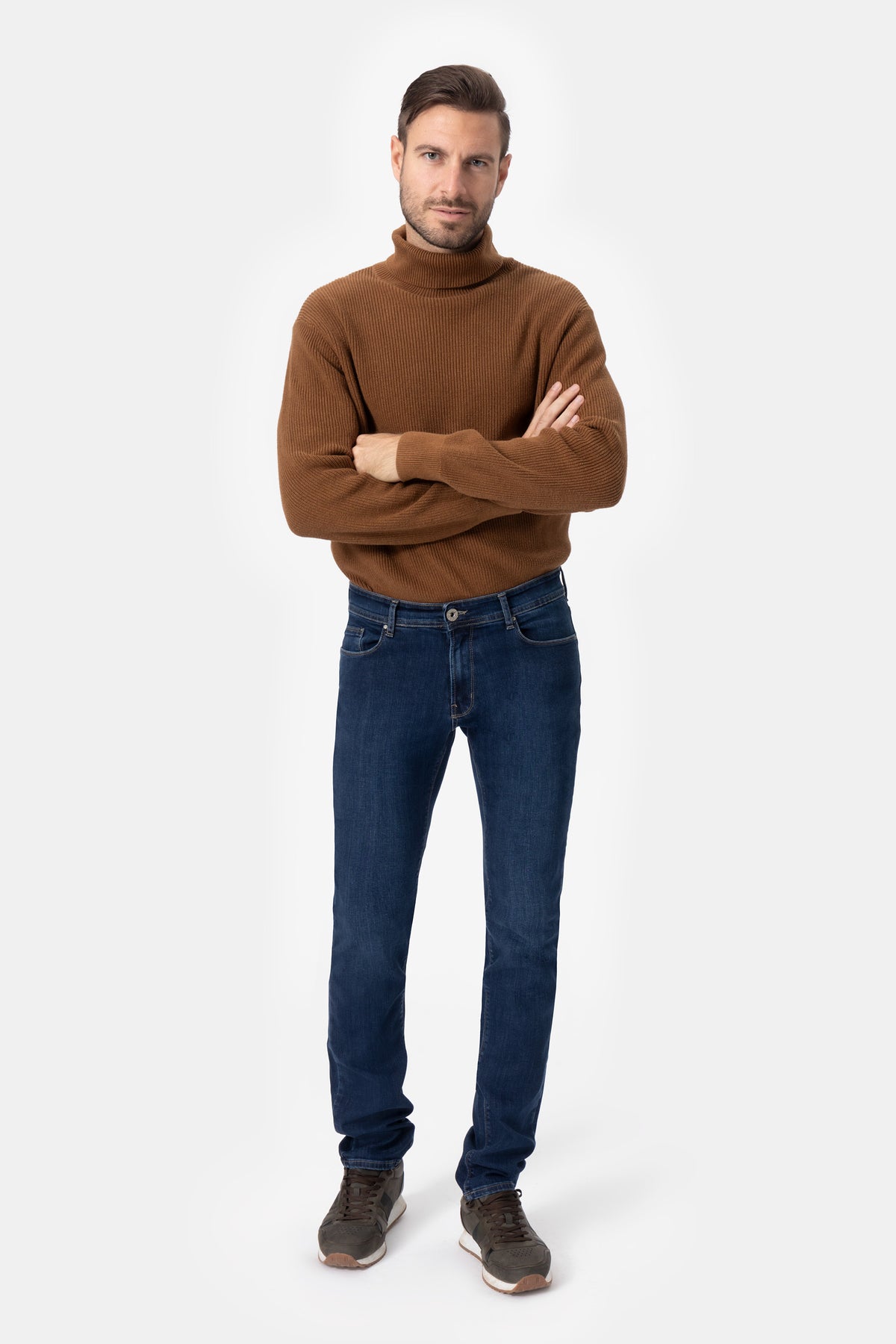 Maikol Sbr06 Jeans slim in denim di cotone stretch