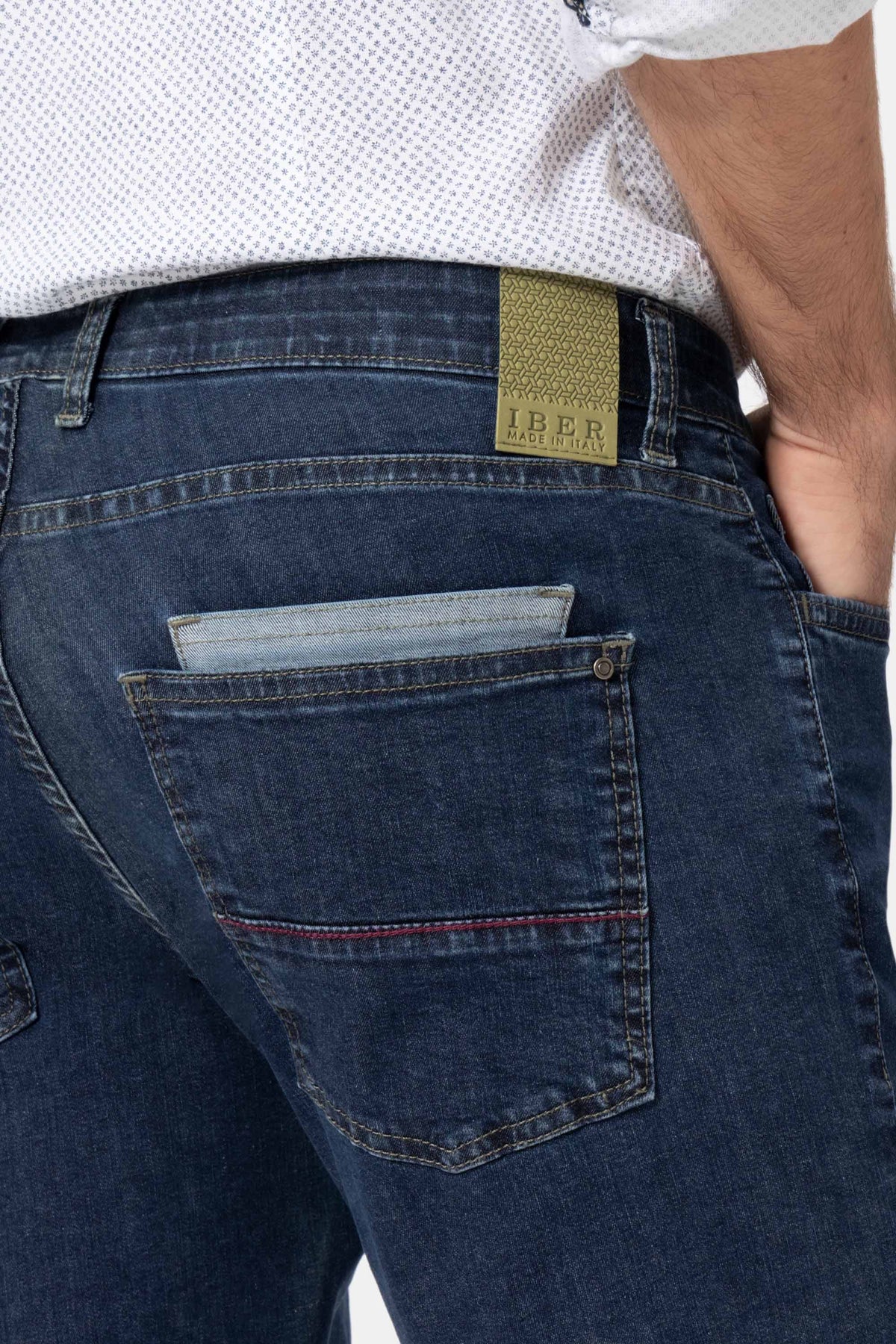 Mauri Sn310 Jeans in denim di cotone stretch