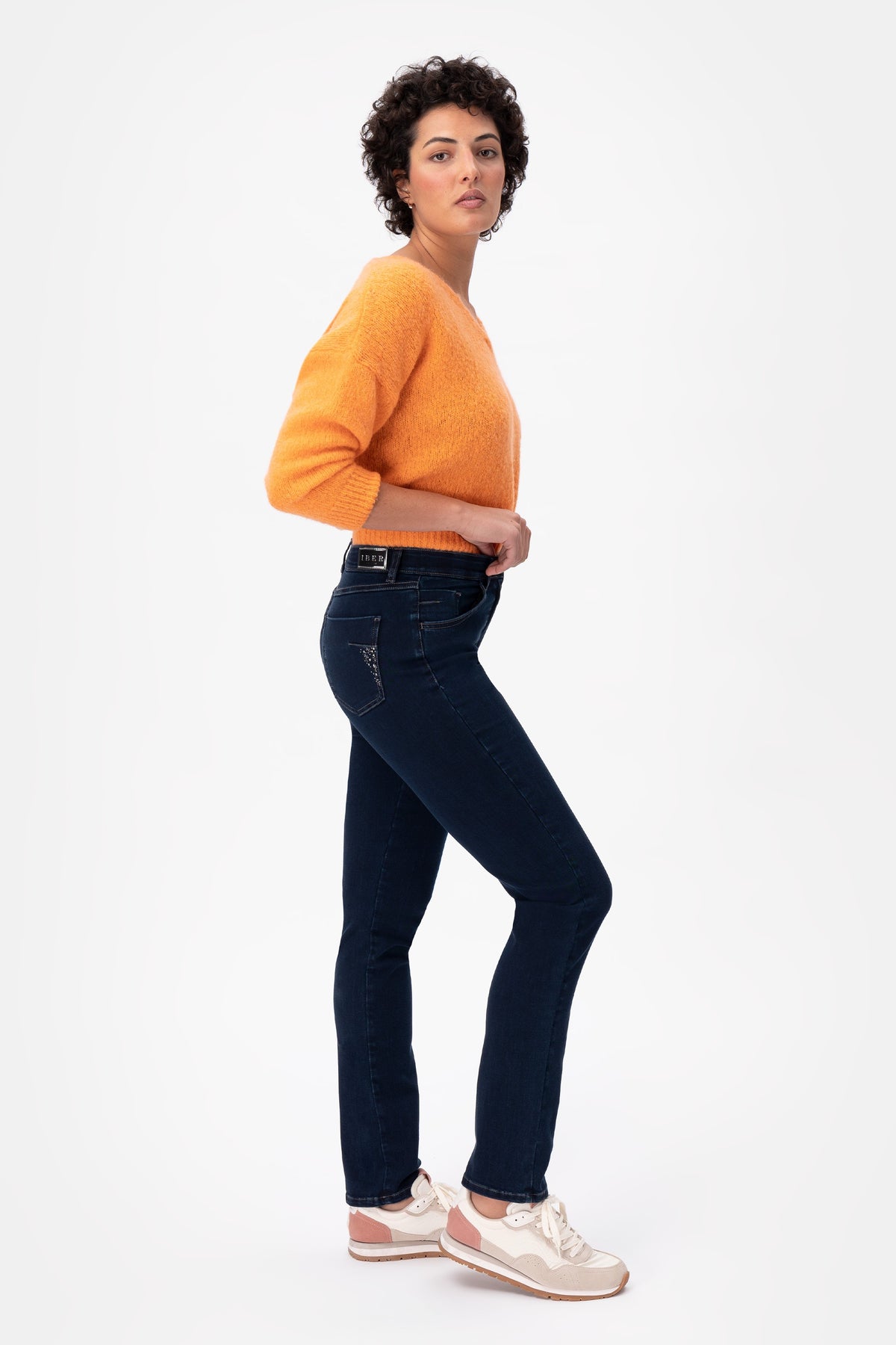 Virtual Ks04/s Jeans con strass