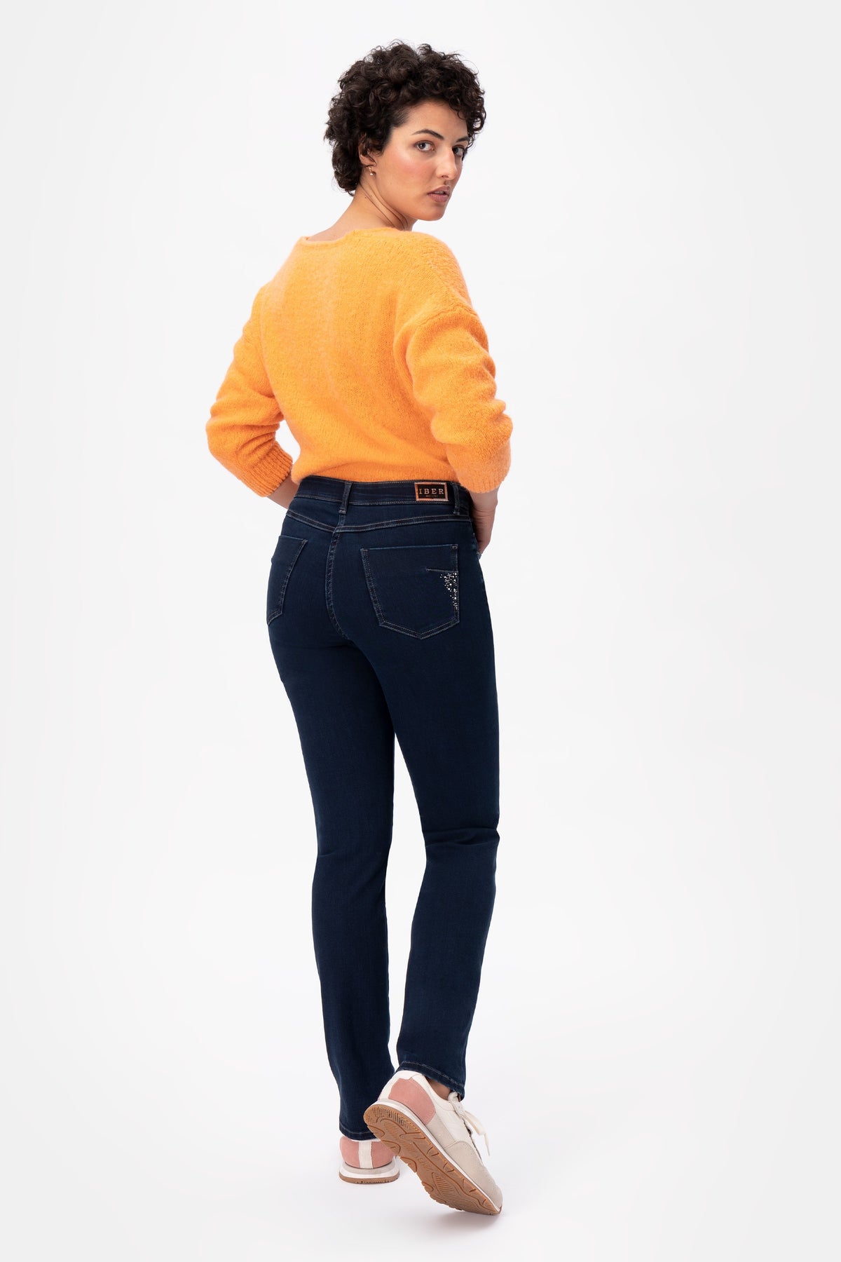 Virtual Ks04/s Jeans con strass